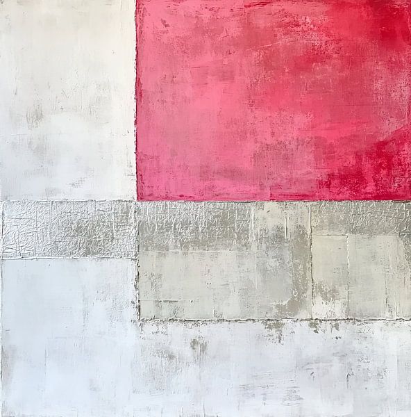 Kanäle der Gelassenheit Rot von ARTEO Gemälde