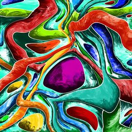 Abstract Art - Paradox by Patricia Piotrak