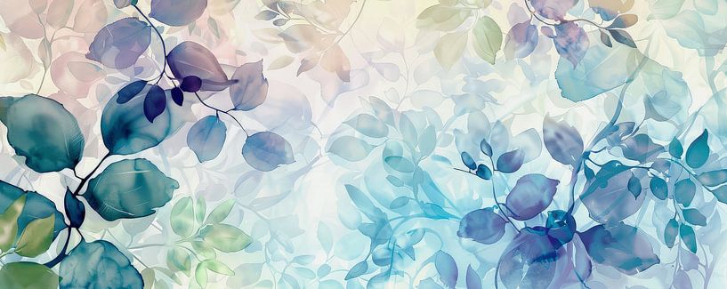 Pastel foliage by ByNoukk