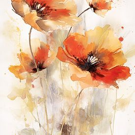 Poppies by Bert Nijholt