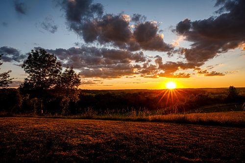 Coucher de soleil en France