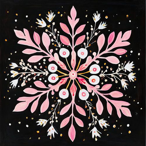 Flowers Christmas | Festive Flowers by Wonderful Art