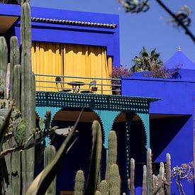The Blue House | Jardin Majorelle | Marrakech | Morocco | Travel photography print by Kimberley Helmendag