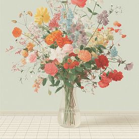 Dusky Flowers by Artclaud