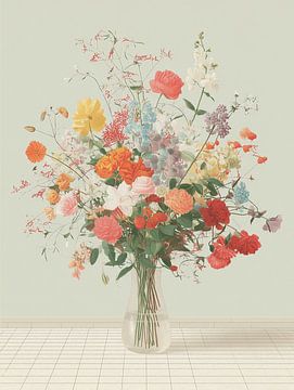 Dusky Flowers by Artclaud