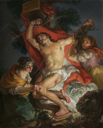 Vicente López y Portaña – De heilige Sebastiaan, gered door de heilige Irene