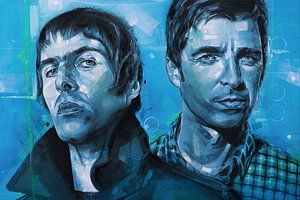 Oasis schilderij van Jos Hoppenbrouwers