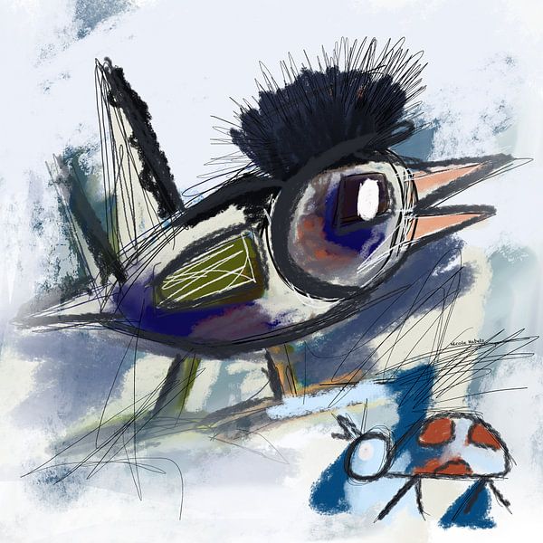 Freedom of a bird by Nicole Habets