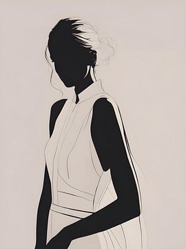 La femme minimaliste sur Jolique Arte
