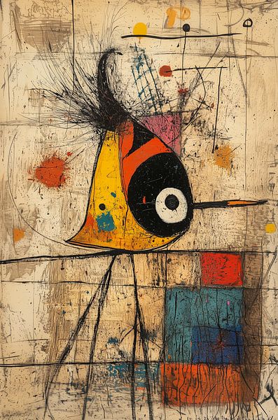 Scribble Bird IV par Brigitta Meijer