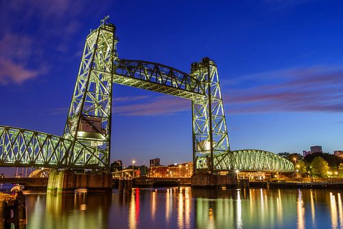 Spoorbrug De Hef in Rotterdam