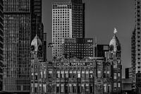 Rotterdam Hotel New York in zwart wit