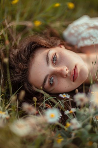 Bloemenmagie in zacht licht van Poster Art Shop