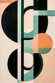 Abstract geometric composition by Poster Art Shop