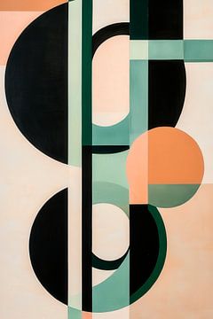 Abstract geometric composition by Poster Art Shop