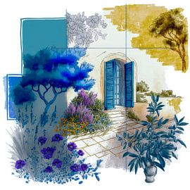 South French garden impression