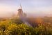 Nordmühle im Nebel von Marga Vroom