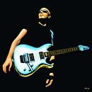 Joe Satriani Schilderij van Paul Meijering thumbnail