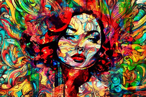 Captivating Pop Art Portrait