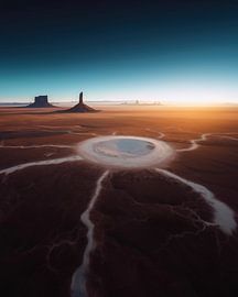 Light show in the desert