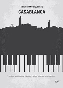 No192 My Casablanca minimal movie poster by Chungkong Art