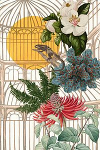 The Lizzard in the Greenhouse sur Marja van den Hurk