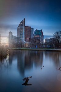 Skyline de La Haye au petit matin