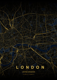 Karte von London von HUGO