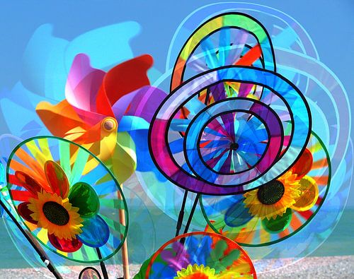 Windmolentjes aan zee!