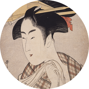 Tenugui] = [Hand-towel], Kitagawa, Utamaro (1753?-1806), (Artist), Date Created: ca. 1793-ca.1804, J