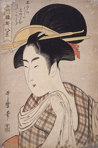 Tenugui] = [Serviette de toilette], Kitagawa, Utamaro (1753?-1806), (Artiste), Date de création : ca