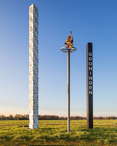 L'emblème de la ville "La Tour des cartes", Groningue