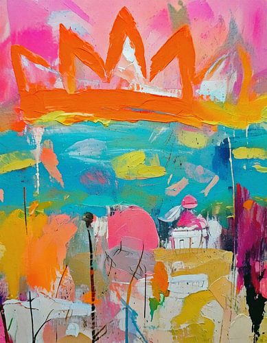 Art with a King's Crown 