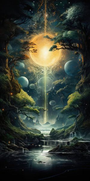 Fairytale landscape surreal abstract and bizarre by Art Bizarre