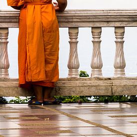 Mönch in Thailand im Wat Phra That Doi Suthep von S. van den Ham