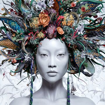 Asia Girl - Street Art - Urban 15