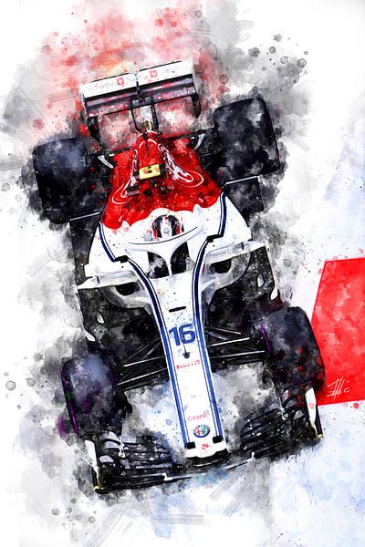 Charles Leclerc 2018 von Theodor Decker