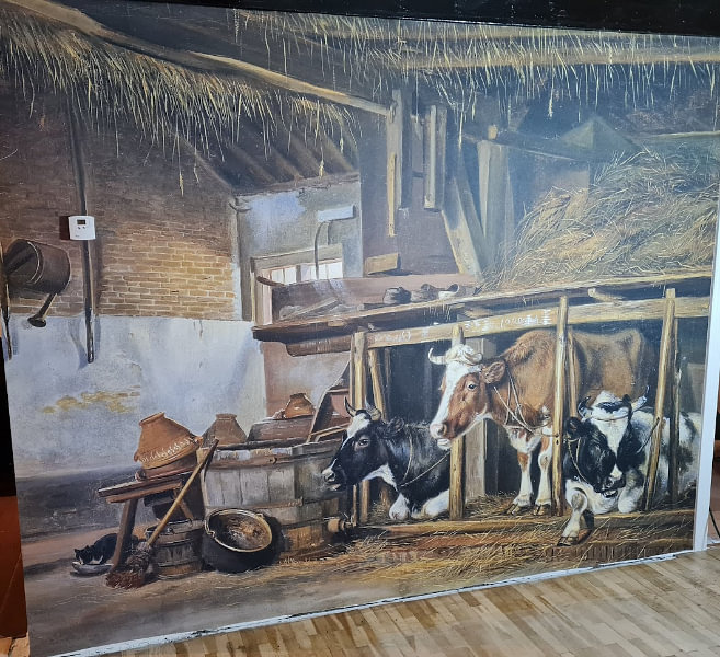 Vaches dans une étable, Jan van Ravenswaay