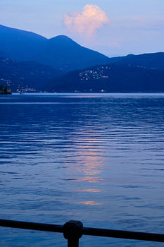 A soothing sunset on Lake Maggiore