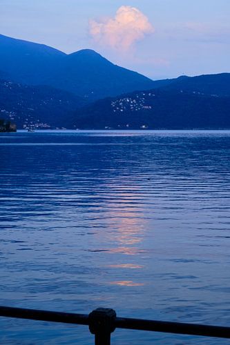 A soothing sunset on Lake Maggiore by Jan Kooreman