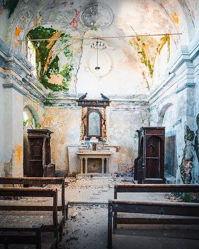 Verlaten Kerk in Italië.