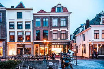 Schönes Foto von Utrecht am Oudegracht-Kanal