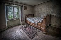 Bedroom in abandoned farmhouse