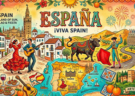 Viva España – L'œuvre « The Winner » de Vintage City Art