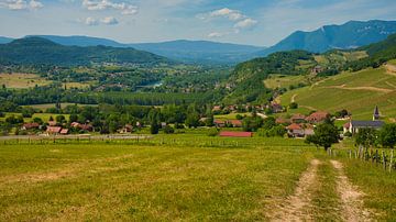 Landschaft in der Region Savoie in Frankreich von Tanja Voigt