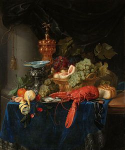 Stilleven met een gouden bokaal, Pieter de Ring