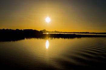 Zonsondergang op Kagerplassen