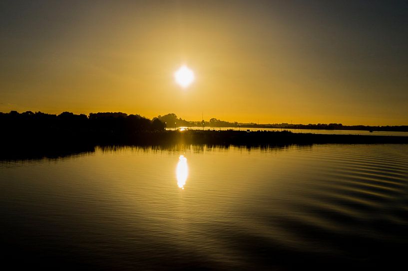 Zonsondergang op Kagerplassen von Remco de Zwijger