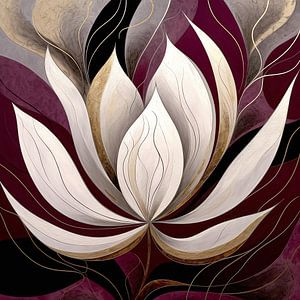Burgundischer Lotus