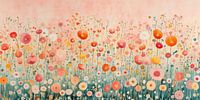 Dreamy Flower Meadow - Watercolour Painting full of Colour and Atmosphere by Artsy thumbnail